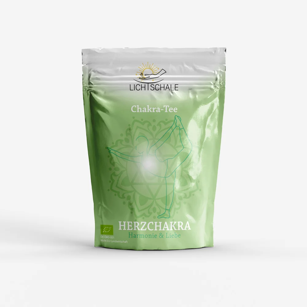 Herzchakra Tee Abbildung der Verpackung