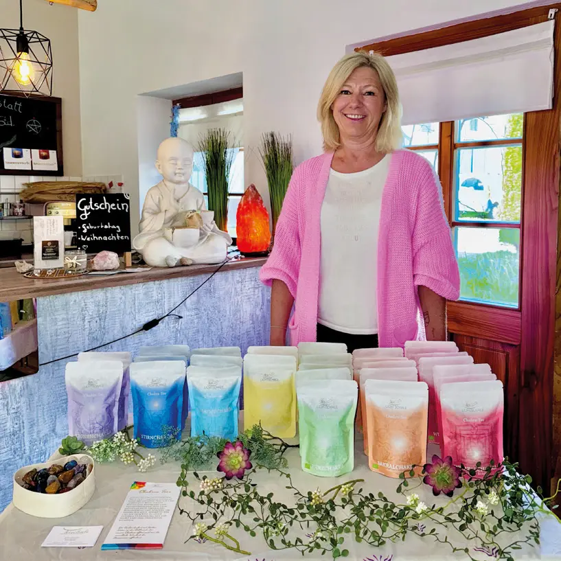 Sabine - Eigentümerin der Lichtschale